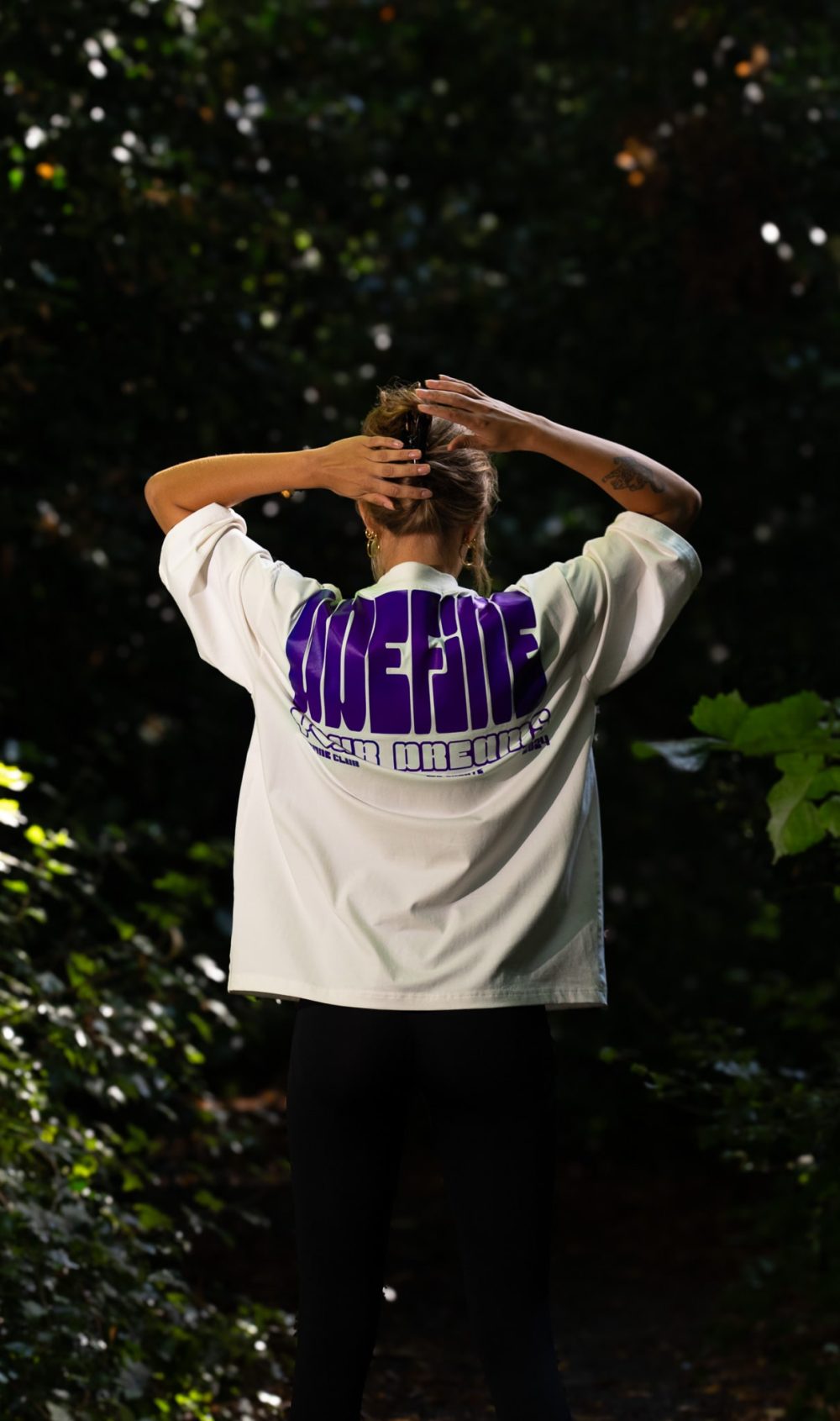 UDefine Your Dreams Tee - White and Purple